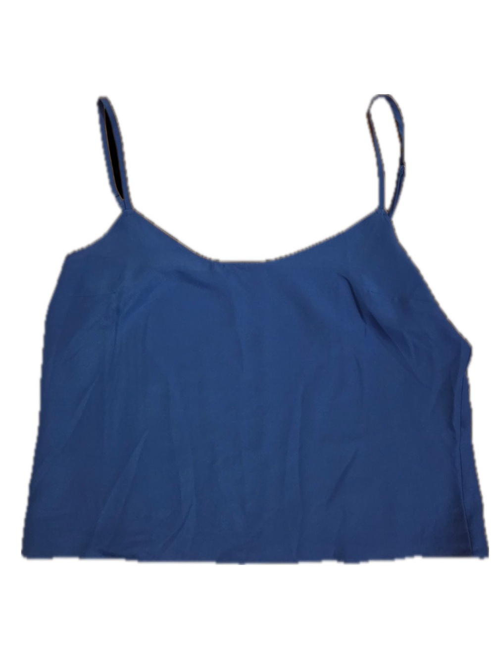 J. Crew Royal Blue Lace Long-Sleeve Blouse with matching blue tank! - Picture 3 of 8